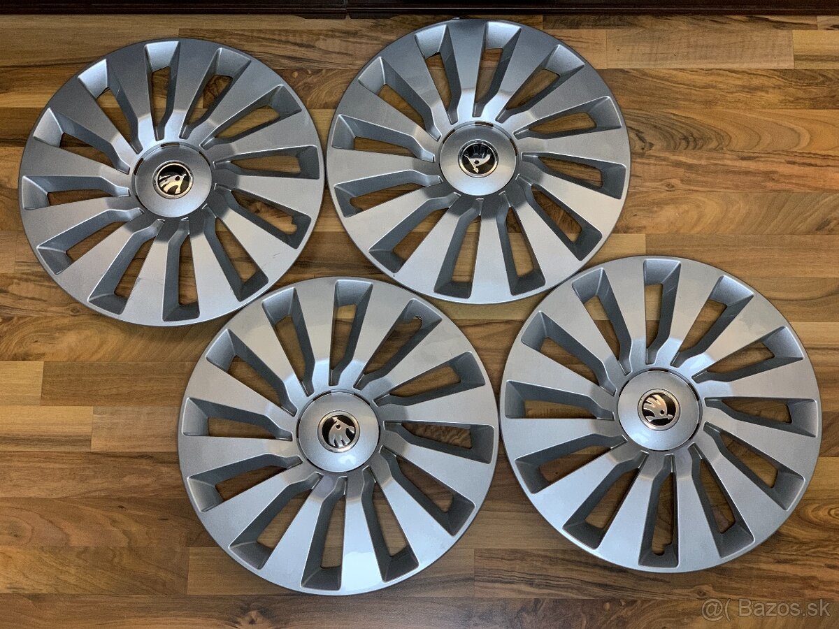 4ks kolesa 5x112 R16 ET46 + 16"puklice zo Skoda Octavia 3 F - 2