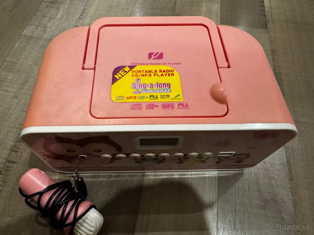 Rádio s CD prehrávačom a mikrofónom - 2
