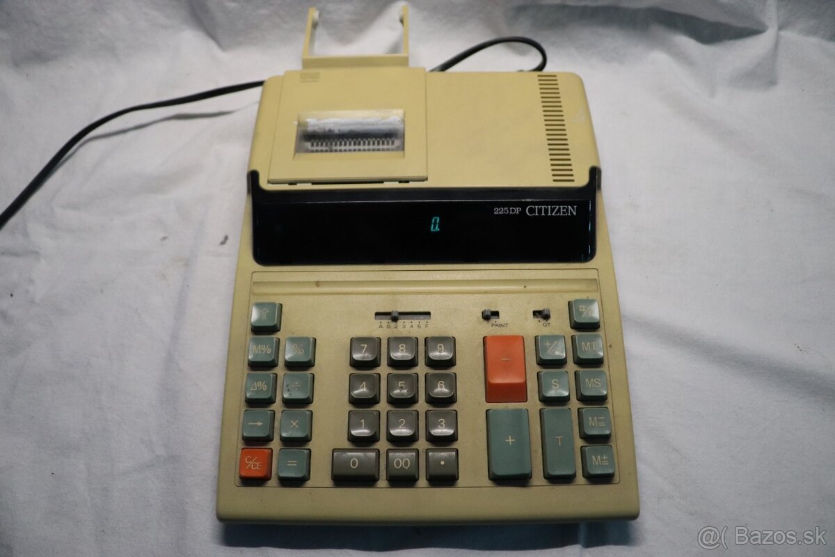 Retro kalkulačka CITIZEN 225 DP – FUNKČNÁ - 2