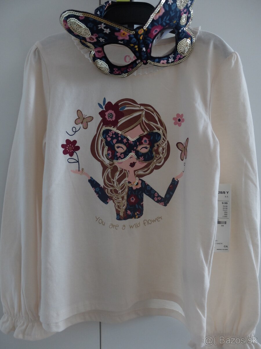 Tričko a škraboška CA 128 - 2