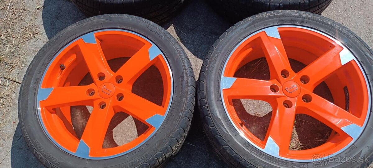5x112 R17 Rondell 01r, R17 disky, letné pneumatiky - 2