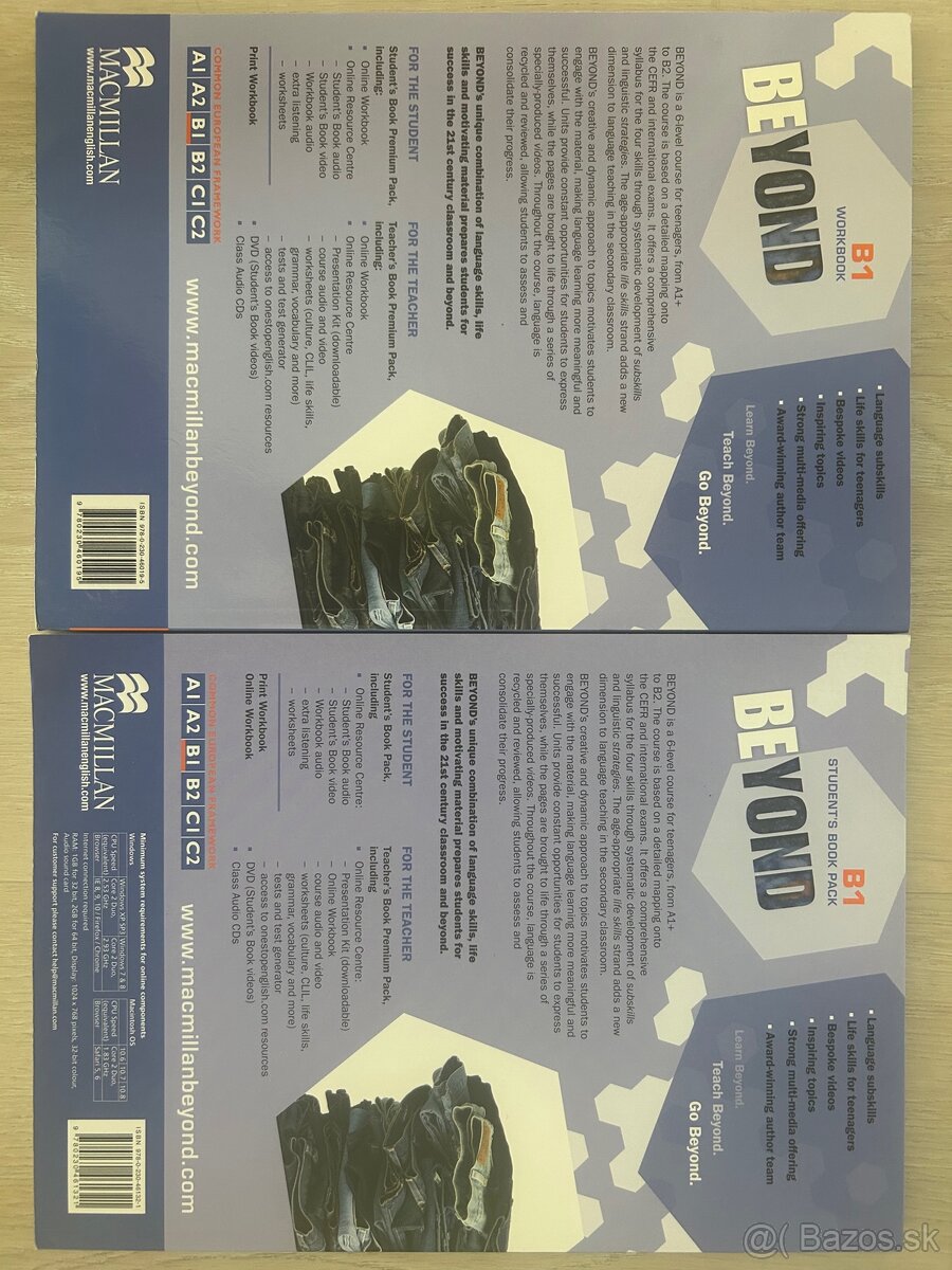 BEYOND B1 workbook and student's book - 2