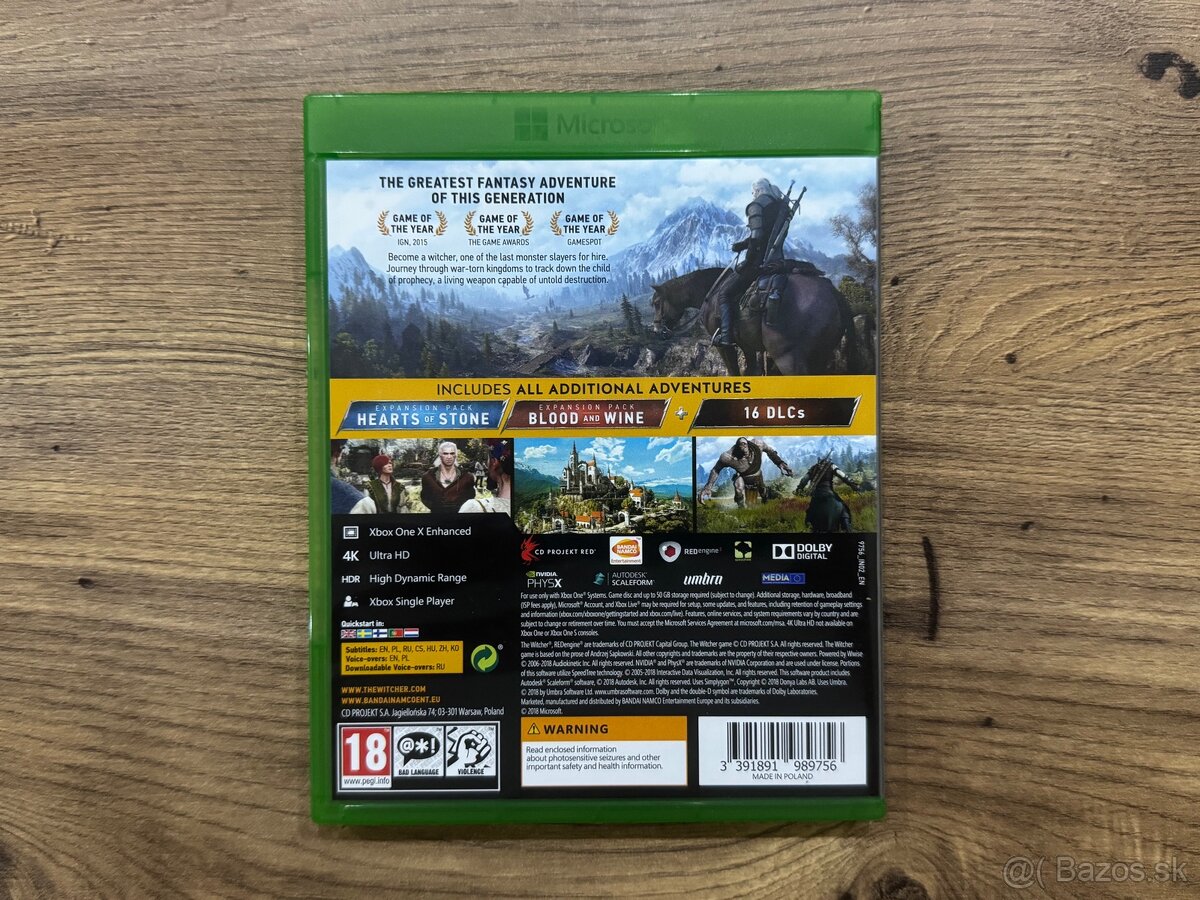 Hra Xbox One - The Witcher 3 Wild Hunt GOTY Edition CZ - 2