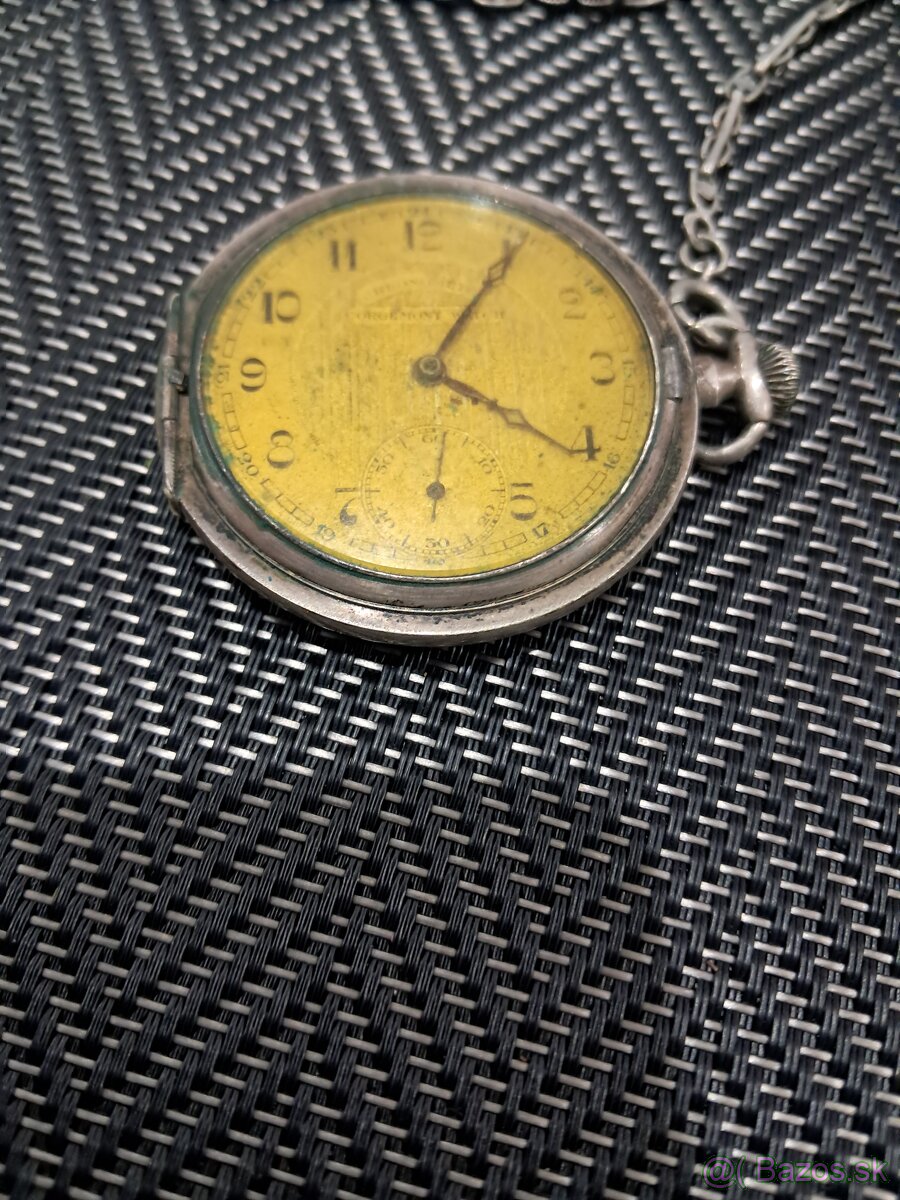 Predám staré strieborné vreckové hodinky - 2