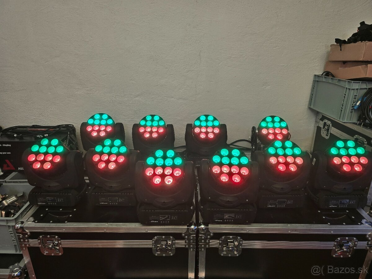 LED Beam Pixel 12x12W RGBW 11ks 2x case - 2