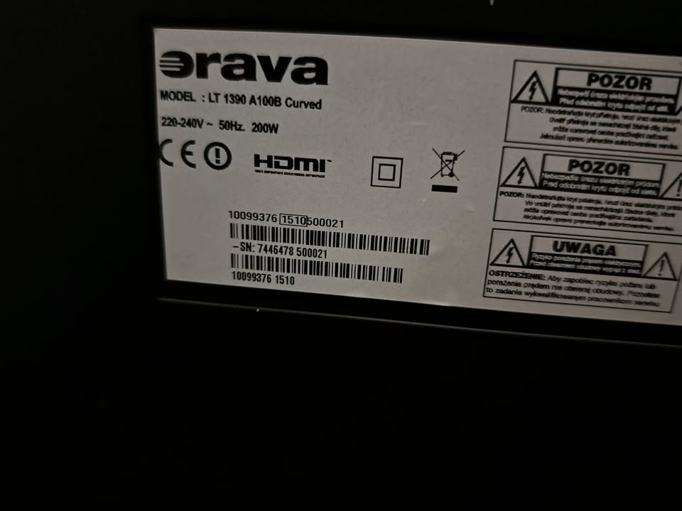 Na ND predám 3D LED 4K Ultra HD TV SMART ORAVA LT-1390 A10 - 2