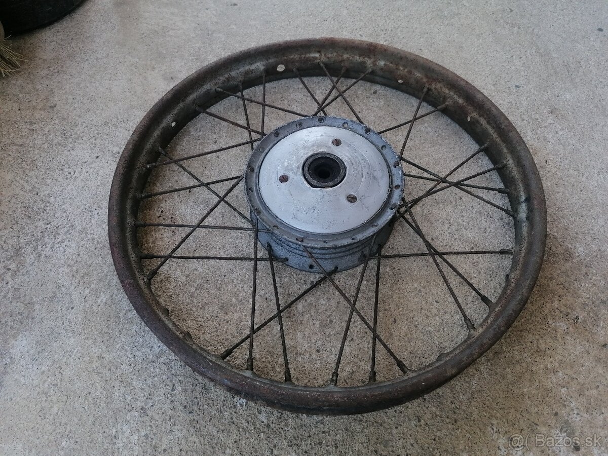 Predám predné koleso na Jawa 555 pionier - 2
