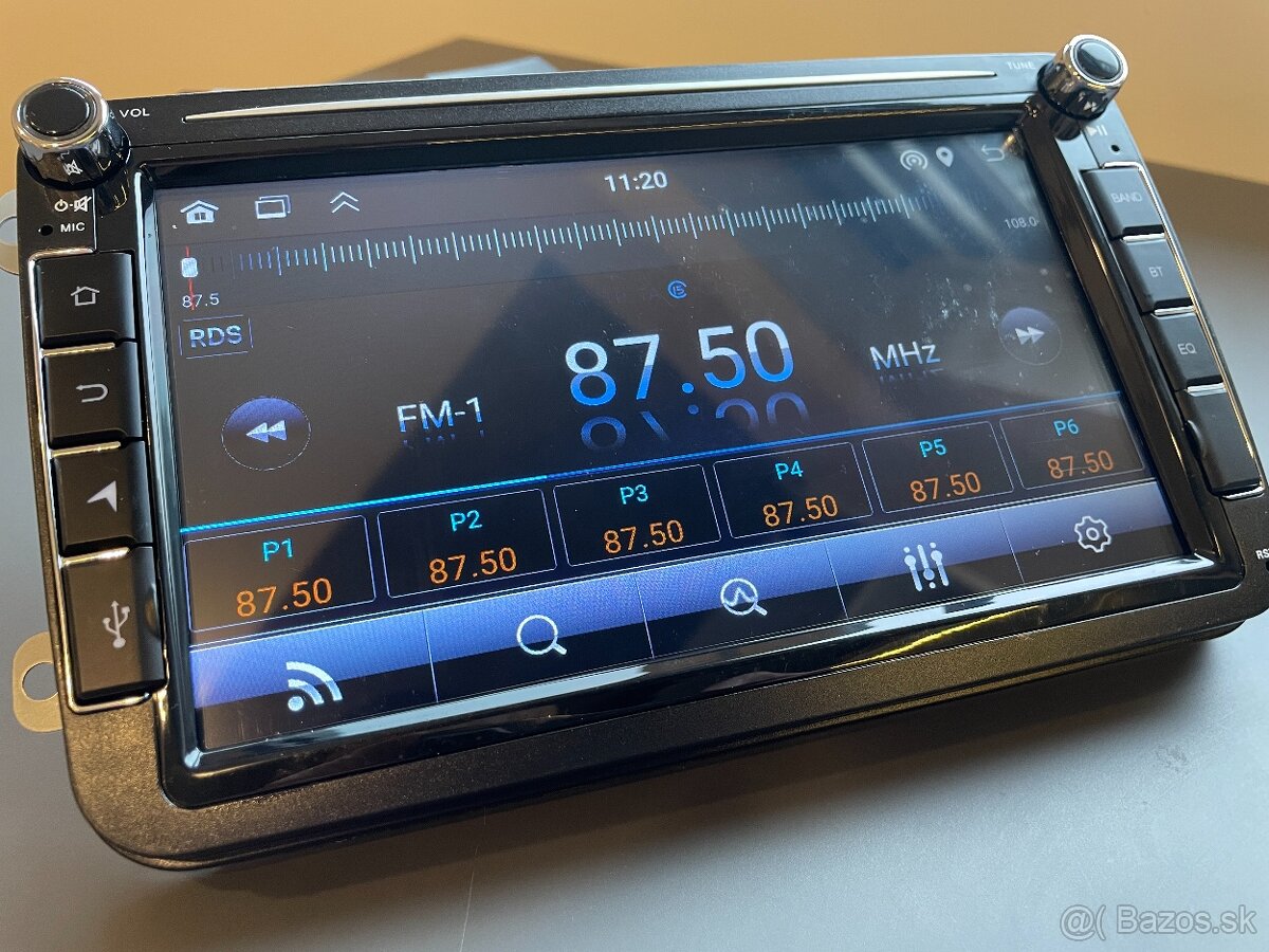 VW, SEAT, ŠKODA 8” 2DIN ANDROID autorádio, CARPLAY 1GB+32GB - 2