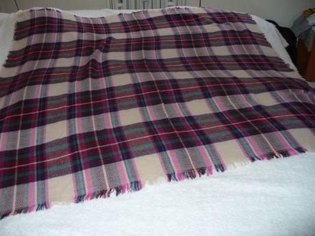 Teplý štvorcový šál XXL - 2