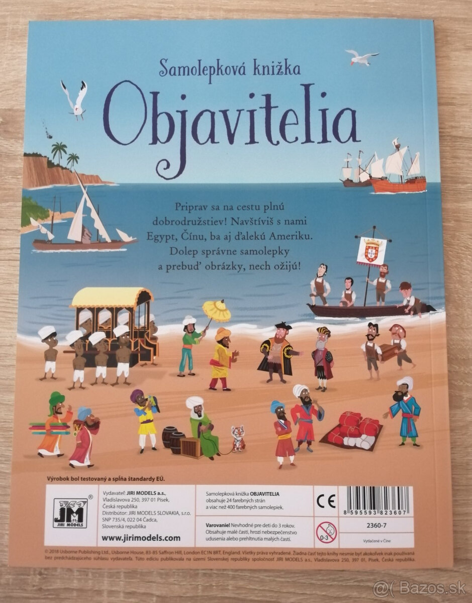 Objavitelia - samolepková knižka - 2