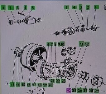 drzak čeľusti na Zetor - - - 2