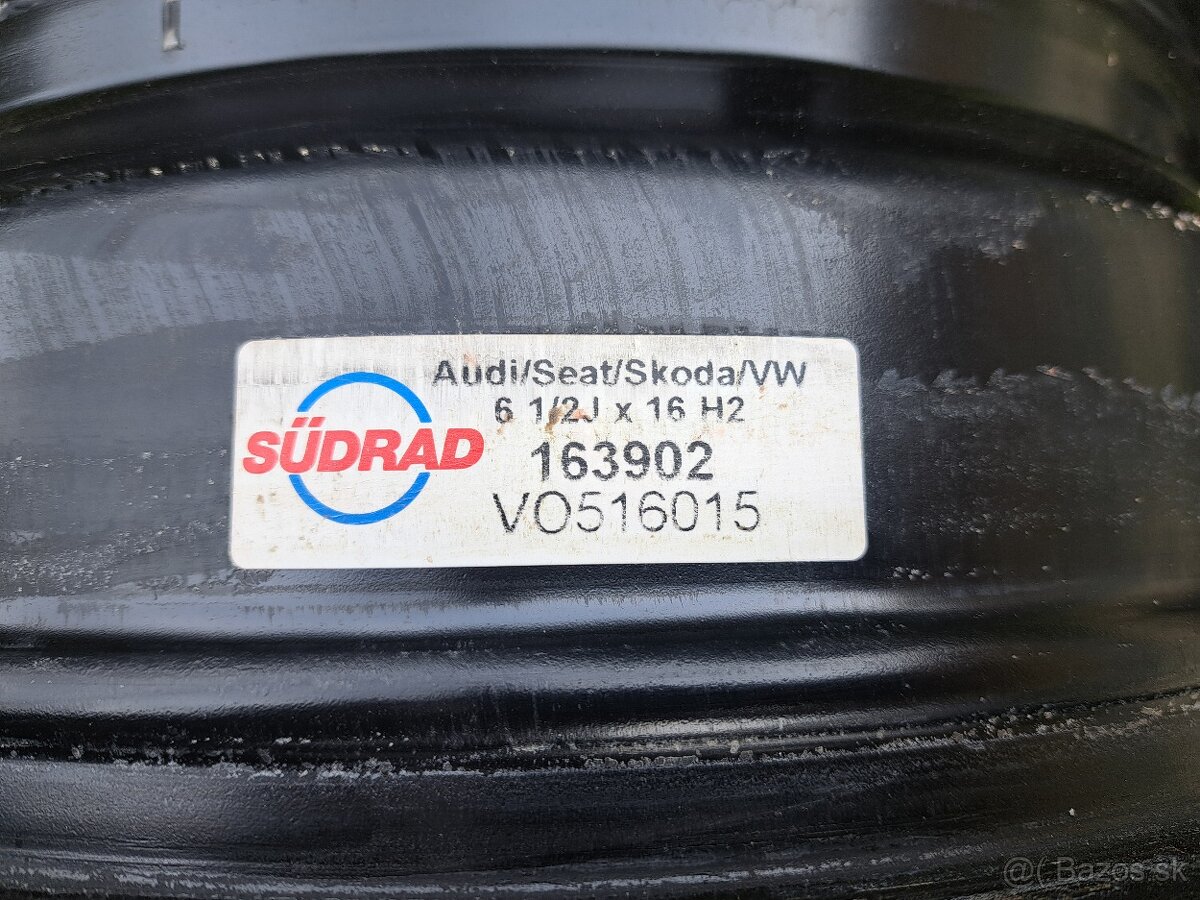 Plechove disky audi,seat,skoda,vw 16 - 5x112 - 2