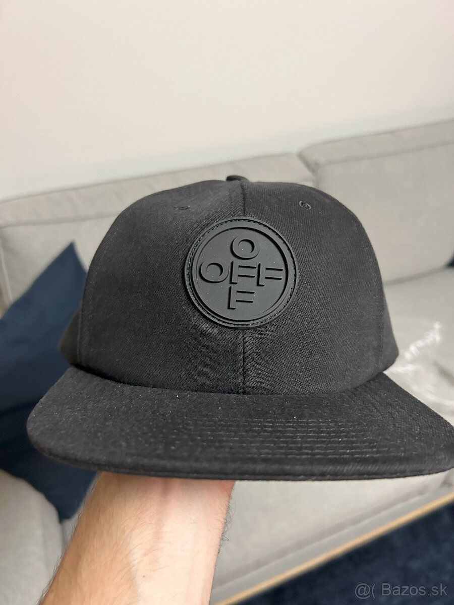 OFF-WHITE Logo Appliqued Denim Baseball Hat - 2