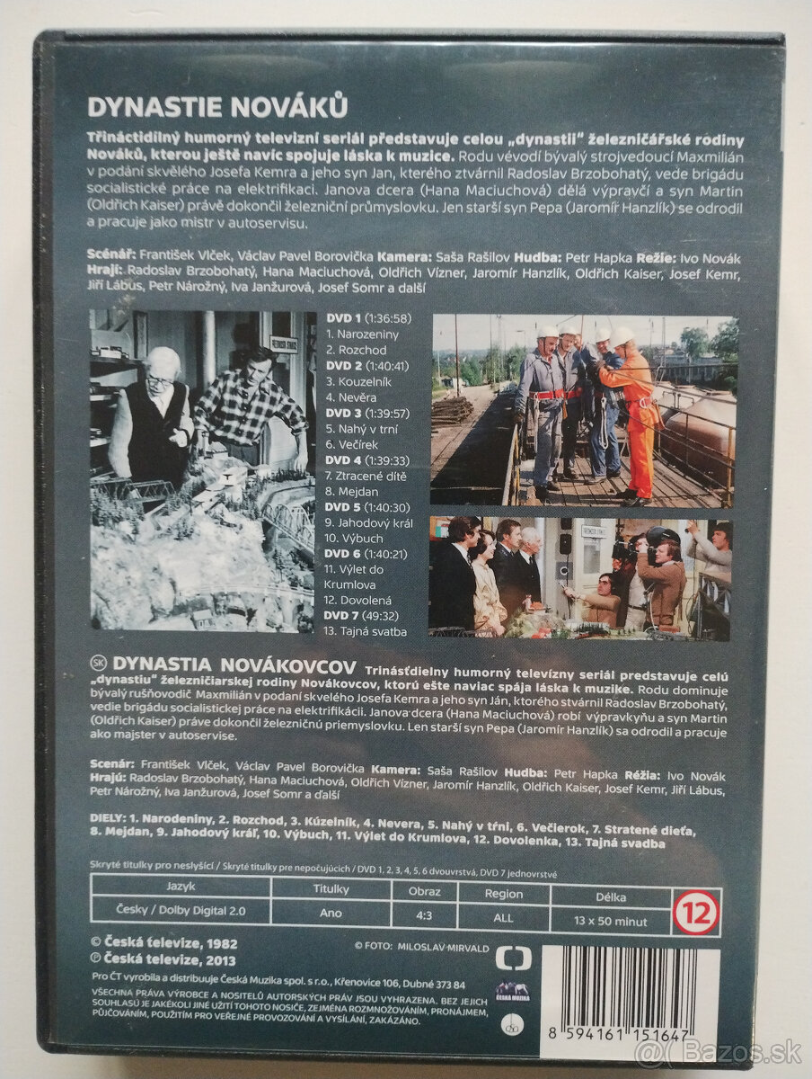 DVD kolekcia ČS seriál Dynastie Nováků - 2