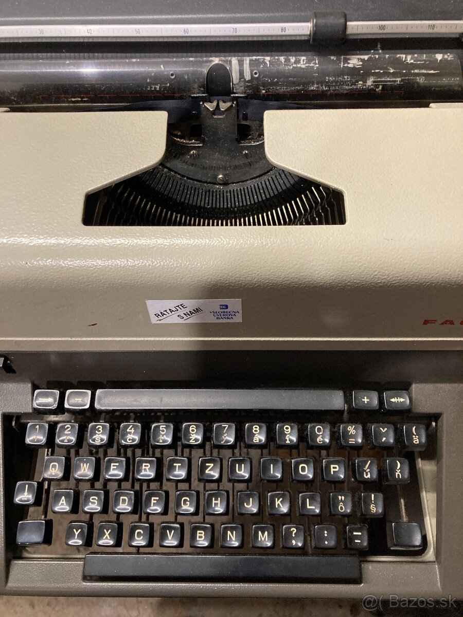 Písací stroj Facit - 2