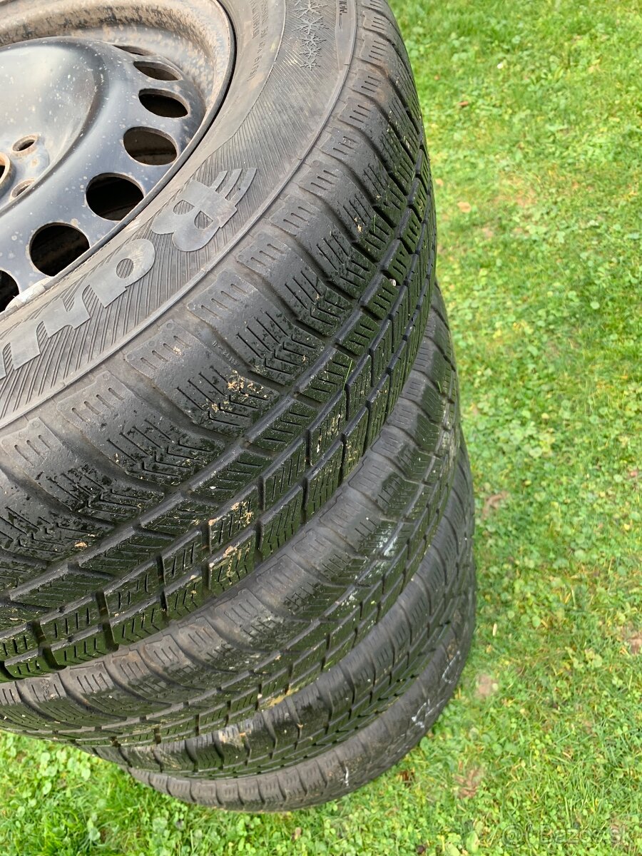 Zimné PLECH kolesá FORD 5x108 215/60 R16 - 2