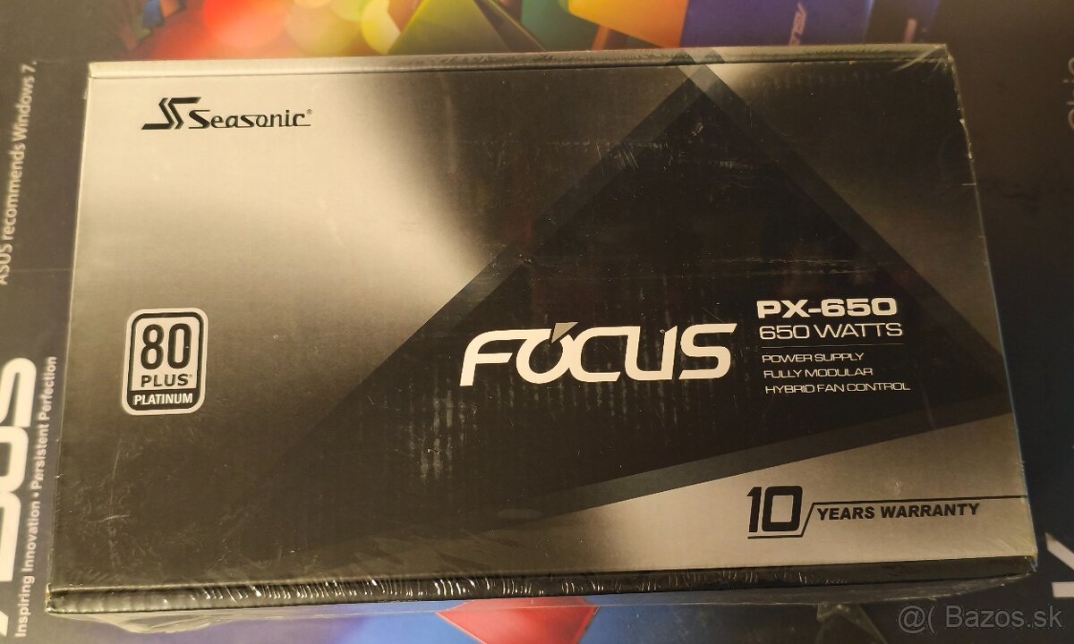 Sseasonic Focus PX-650, modulárny zdroj 650 W, 80 PLUS PLATI - 2