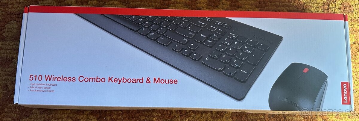 Nové Lenovo 510 Wireless Keyboard and Mouse Combo - 2