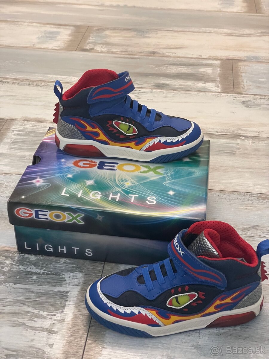 GEOX lights chlapčenské topánky - 2