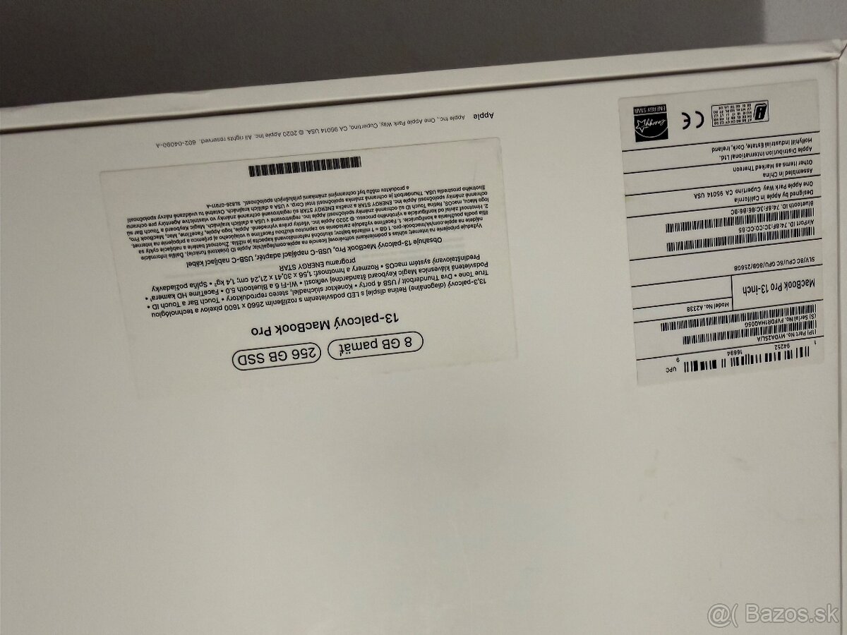 Krabica macbook pro m1 13 - 2