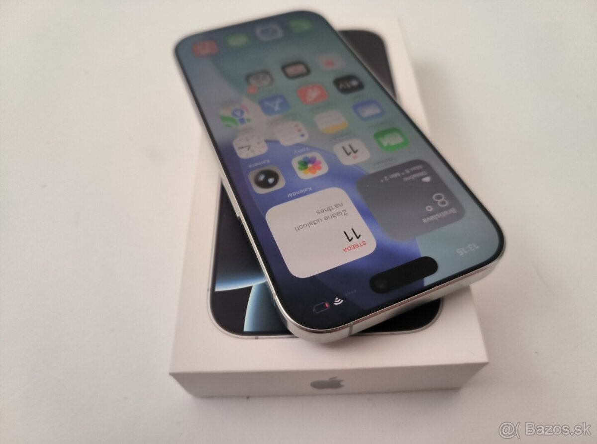 apple iphone 16 PRO 128gb White Titanium / Batéria 90% - 2
