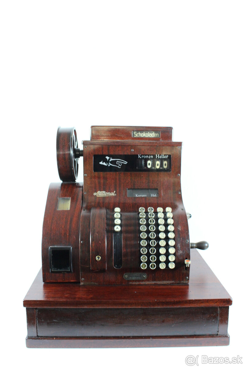 starožitná pokladňa National - 2