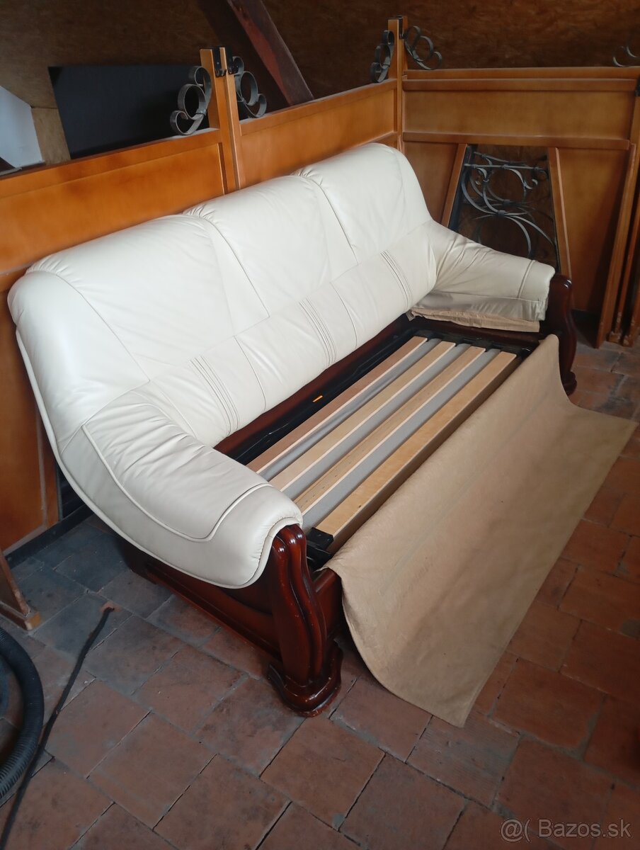 predam sedacku prava koza drevo - 2