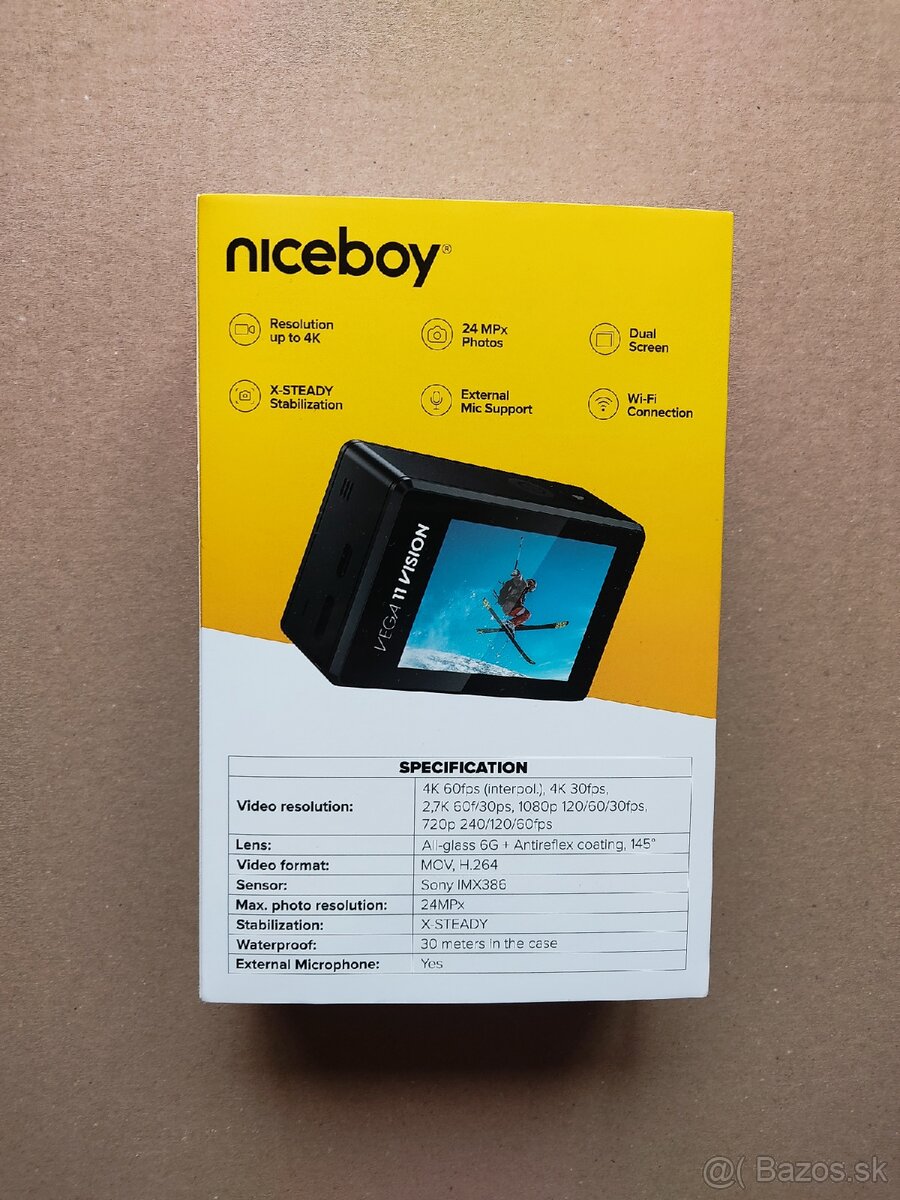 Niceboy Vega 11 vision akčná kamera 4K - 2