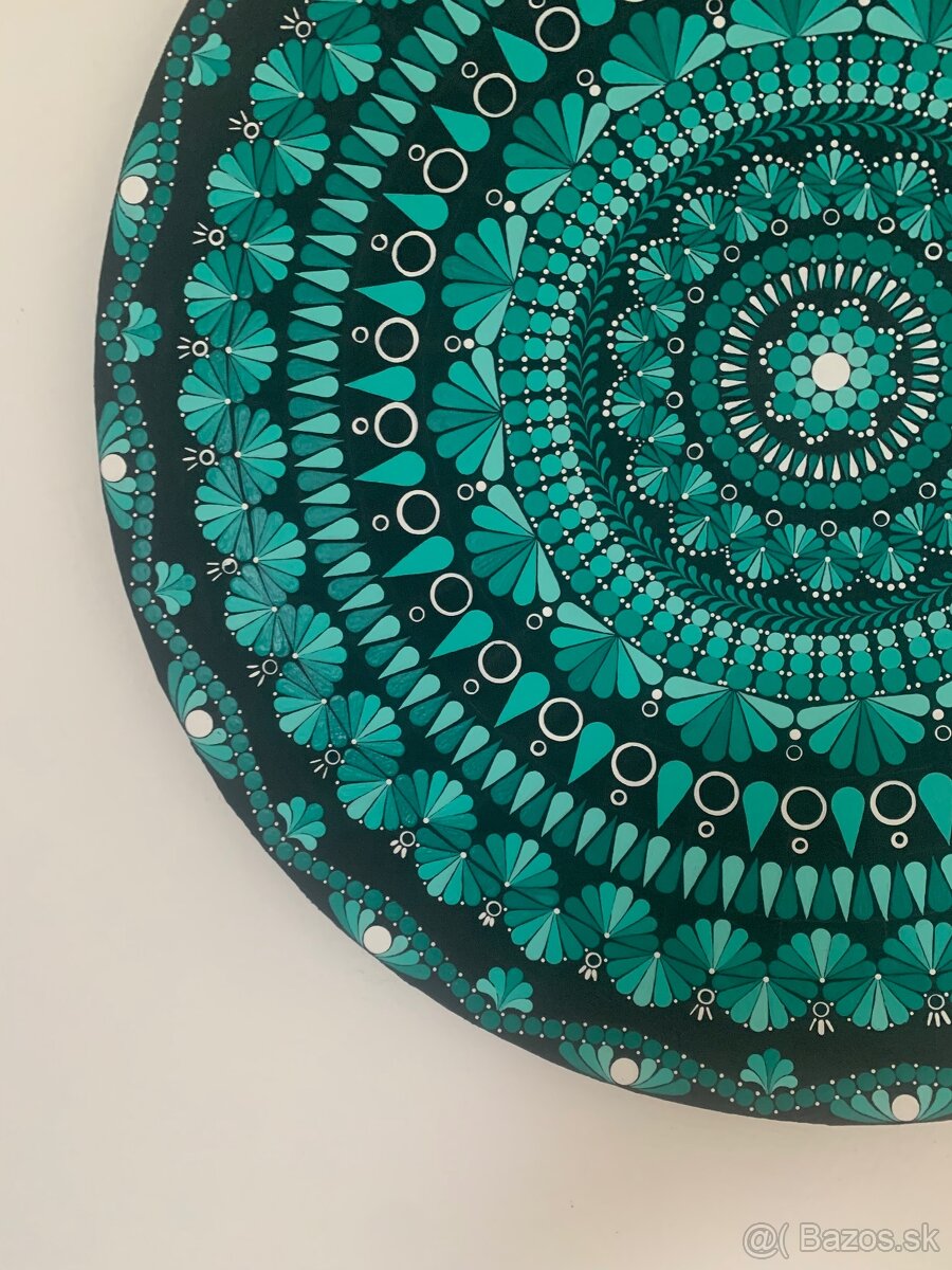 Ručne maľovaná mandala - 2