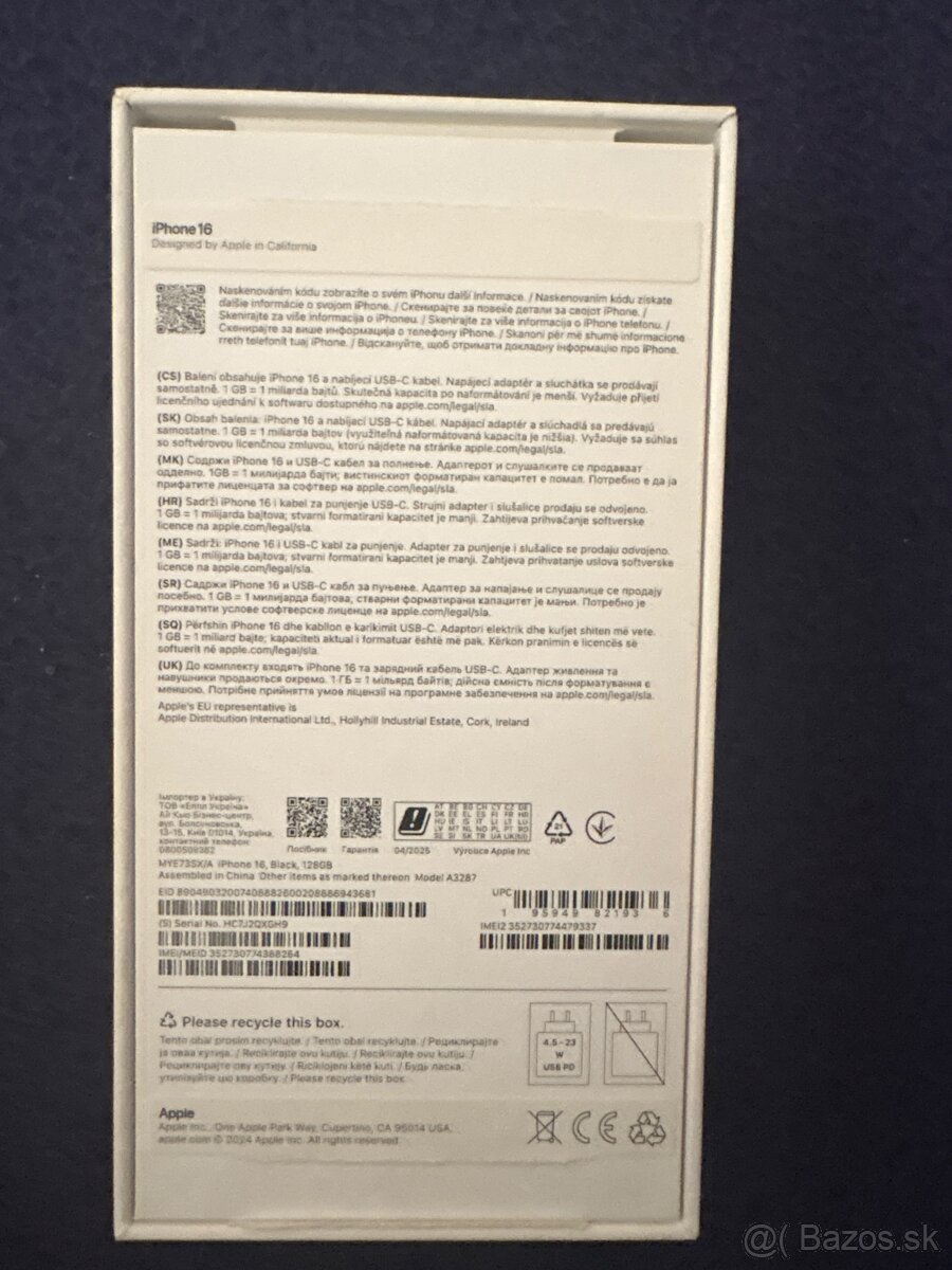IPHONE 16 128Gb - 2