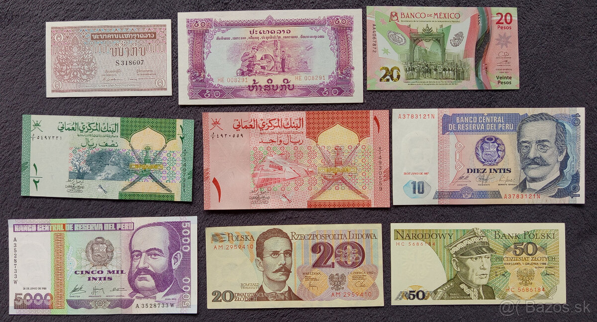 Bankovky svet UNC 5 - 2