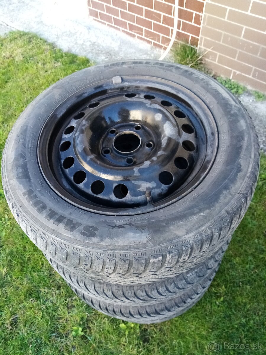 Zimne pneumatiky +pleh disk 4ks - 2