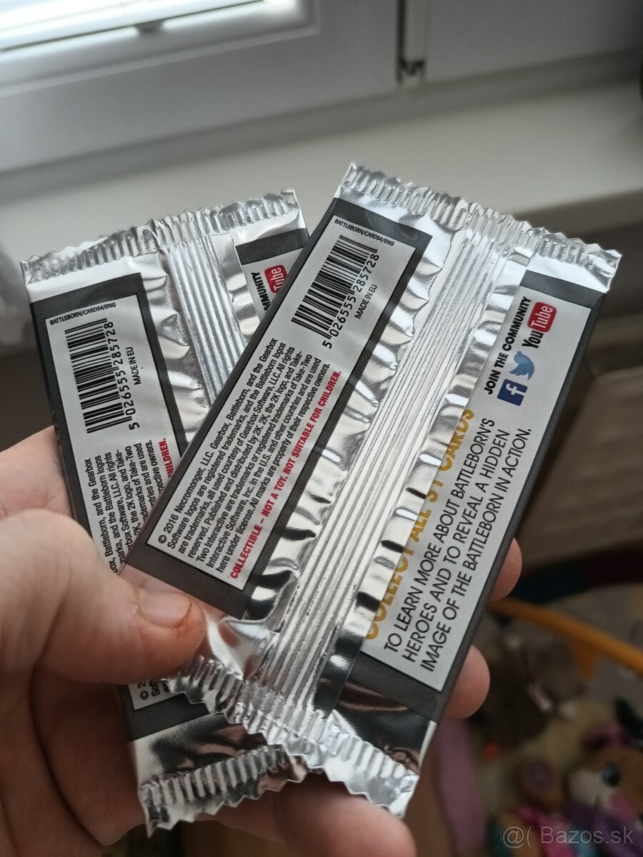 Predám zberateľské karty Battleborn - 2