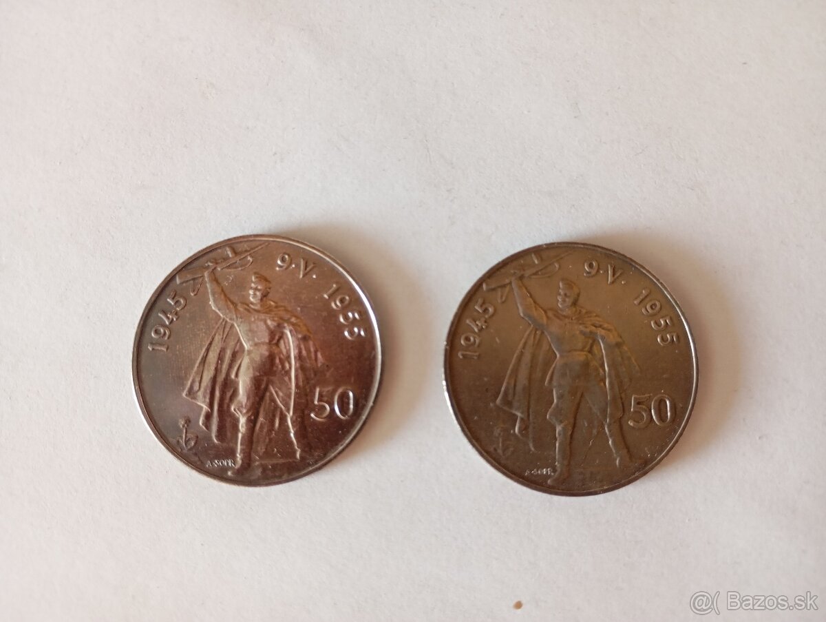 Predám československé pametne mince - 2