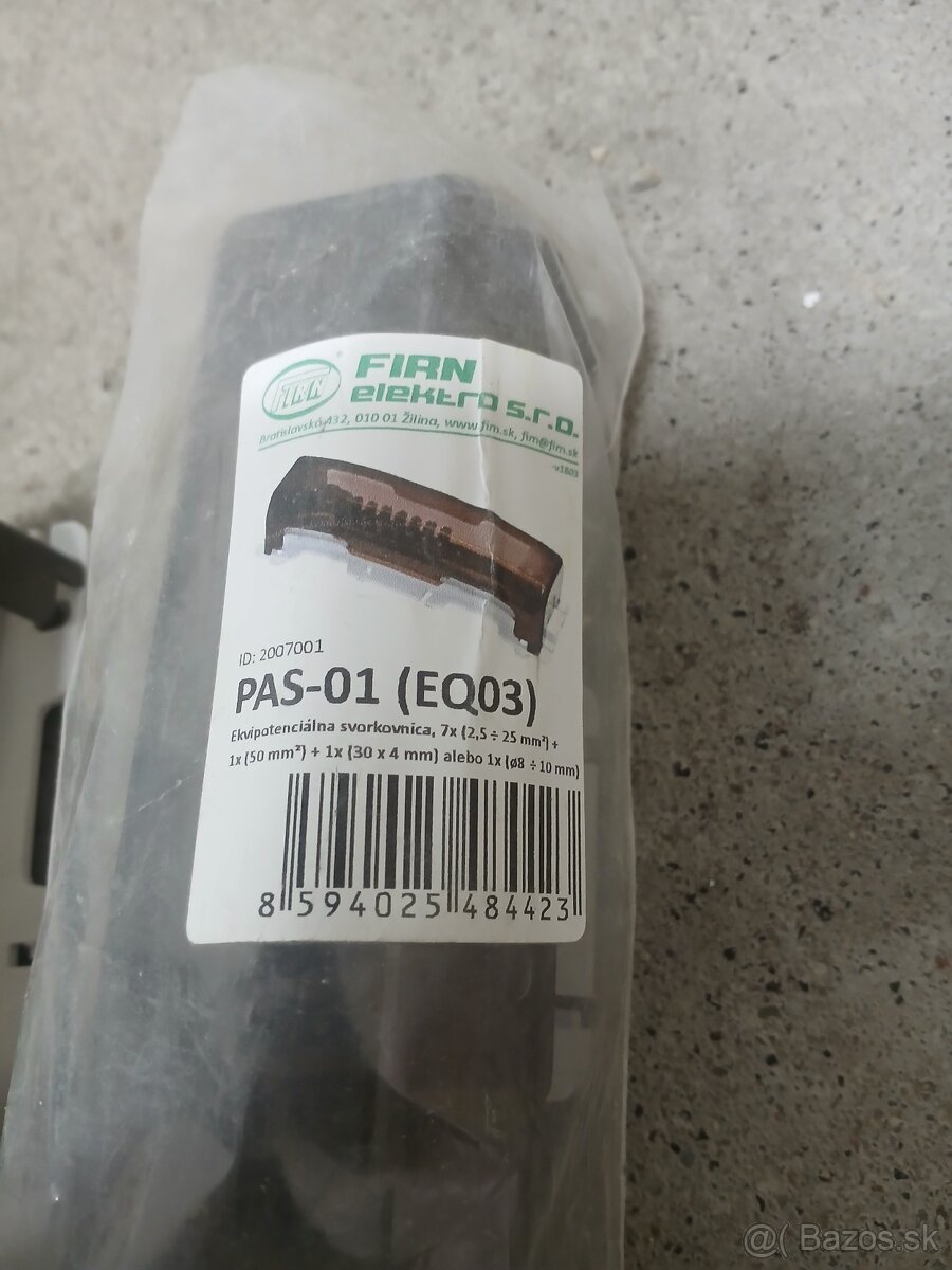 Ekvipotenciálna svorkovnica - PAS 01 - 2