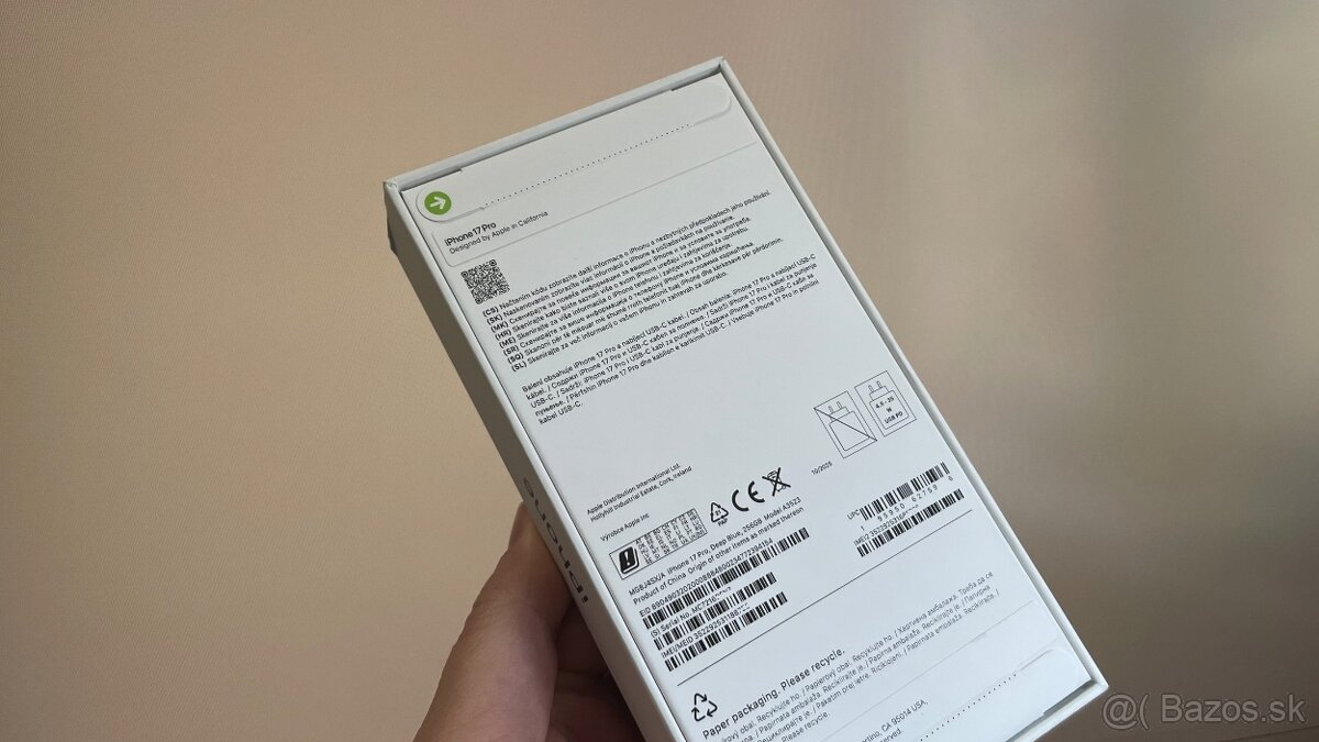 NOVY iPhone 17 PRO 256GB zľava ešte 50€ - 2