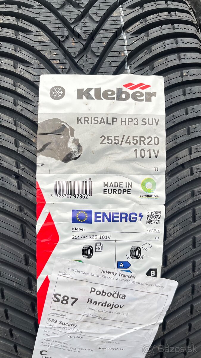 Zimné pneumatiky Kleber Krisalp HP3 SUV 255/45 R20 - 2
