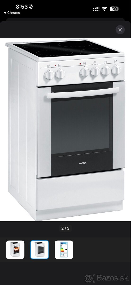 MORA CS 612 GW, biely - 2