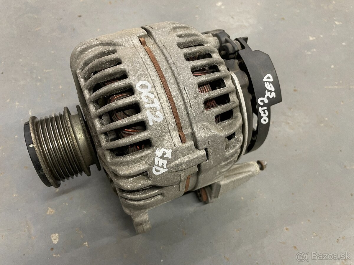 škoda octavia 2 klimakompresor alternator stierače abs - 2