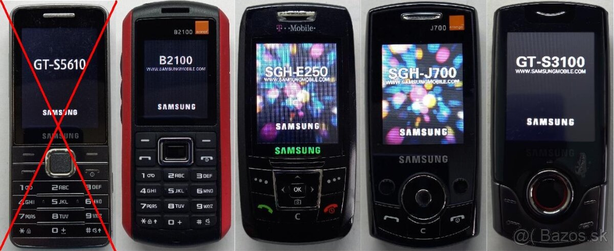 SAMSUNG S5610 B2100 SGH E250 SGH J700 GT S3100 - 2
