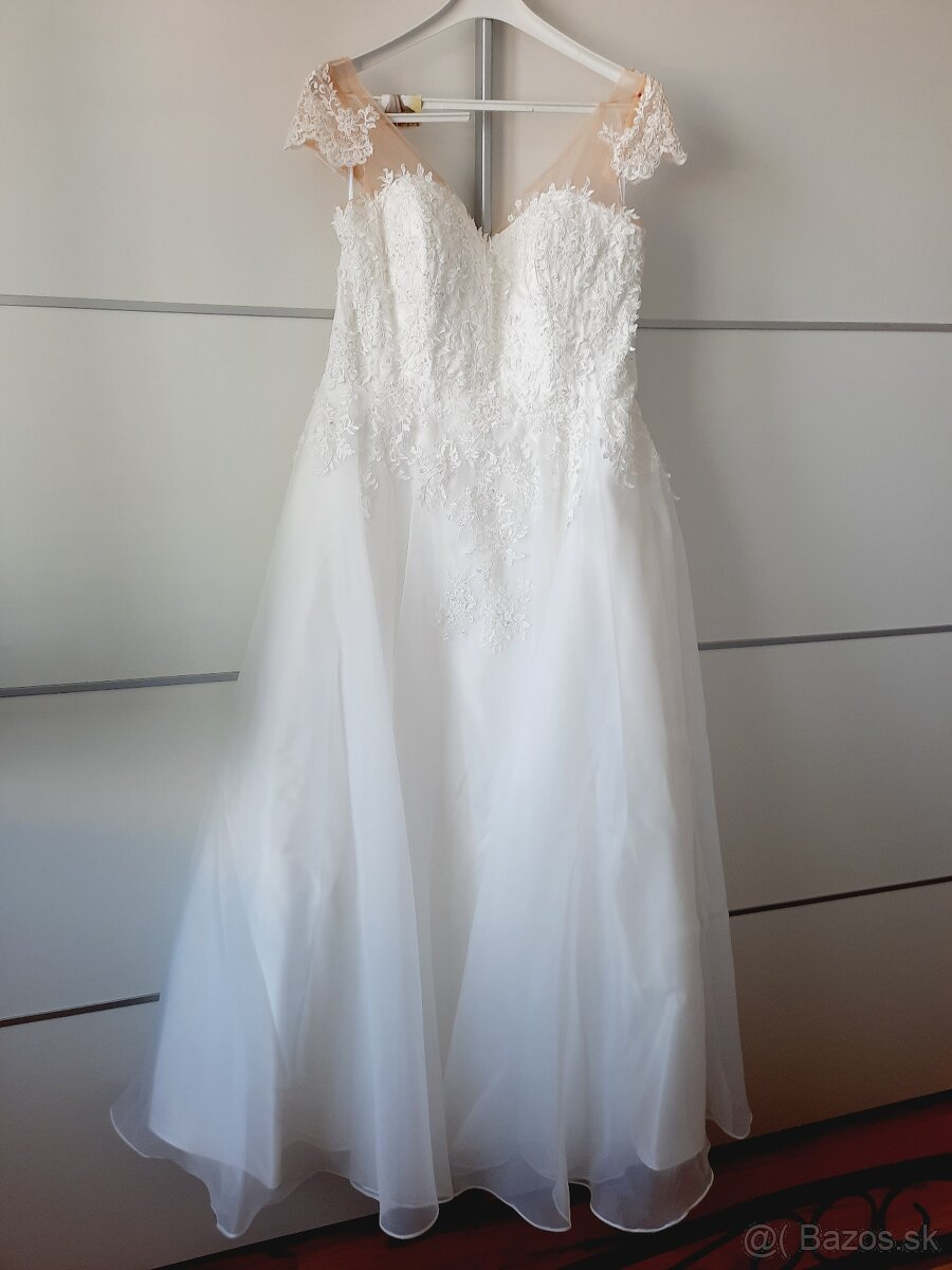Svadobne šaty veľ. 44-48 - 2