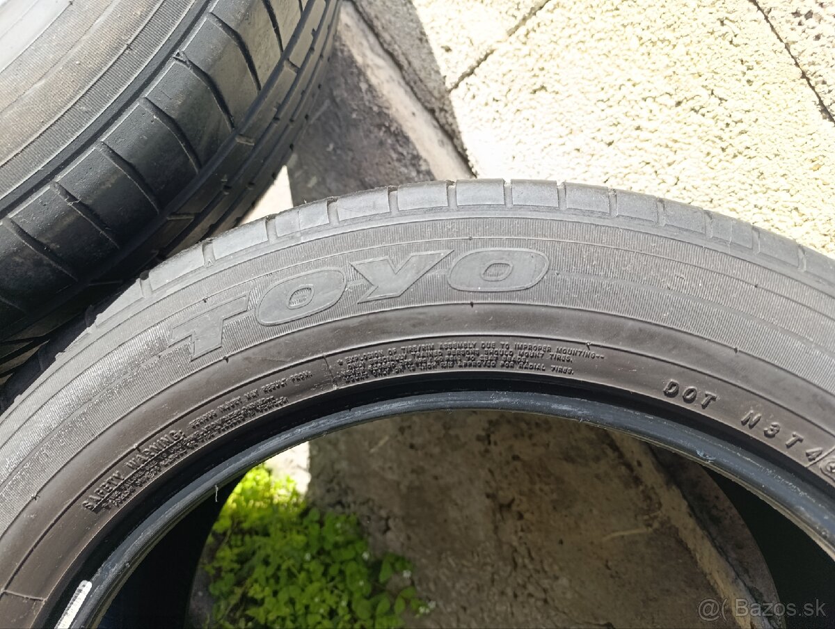 Predám letné pneumatiky TOYO 225/55R19 - 2