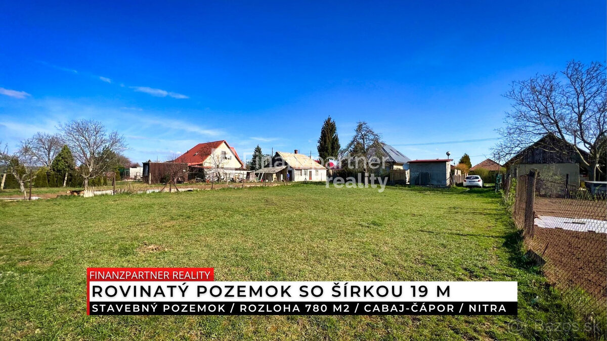 Stavebný pozemok 780 m², Cabaj-Čápor, Nitra - 2
