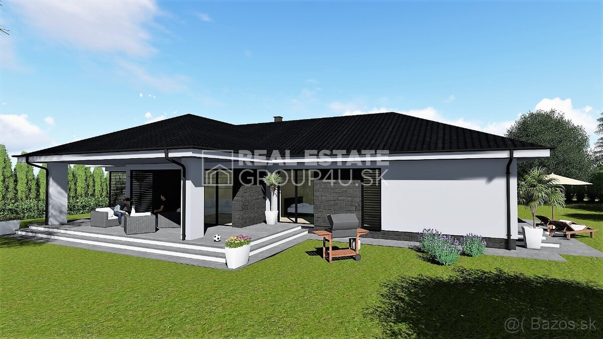 MODERNÝ 5-IZ. BUNGALOV S GARÁŽOU A S POZEMKOM - OVČIARSKO - 2