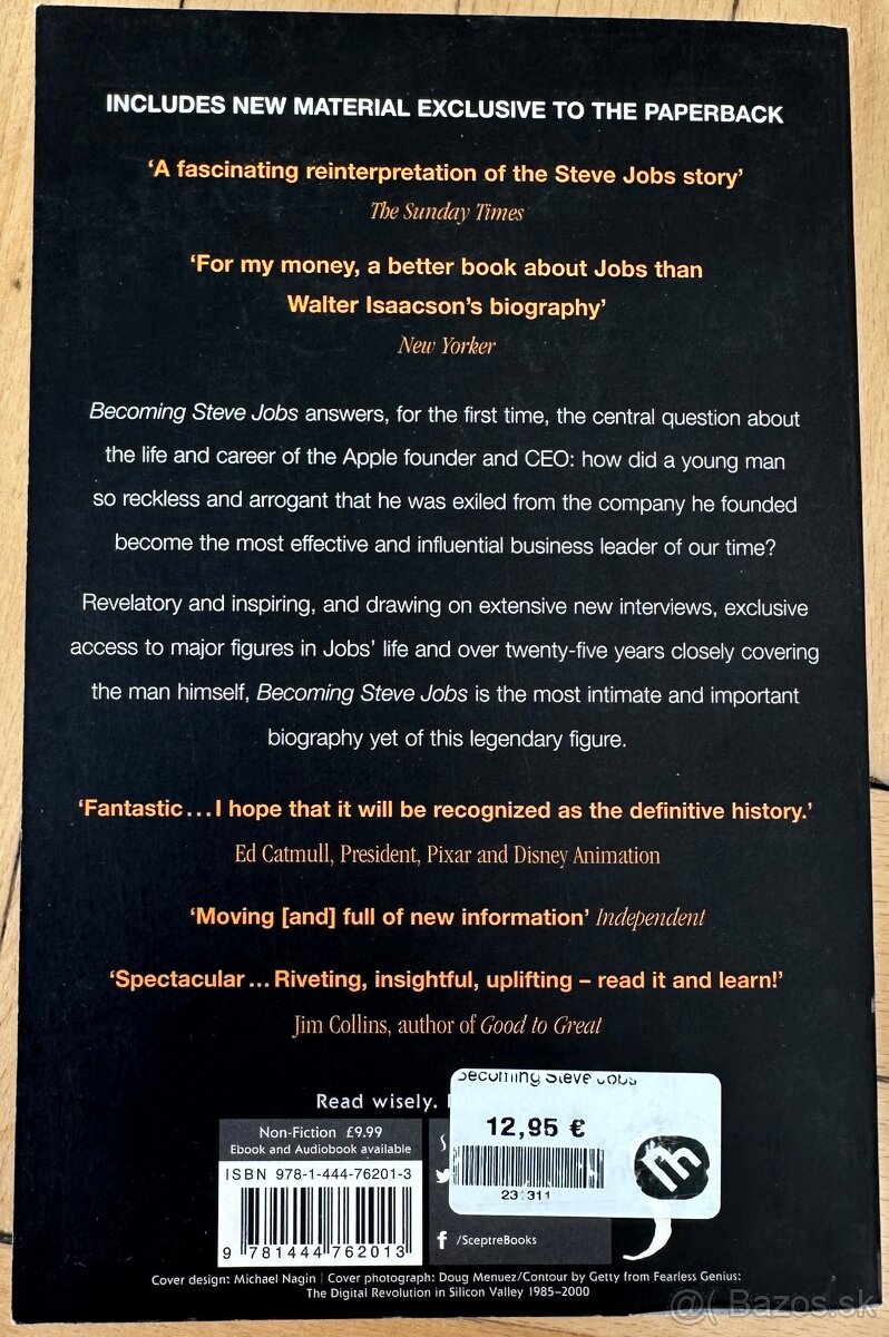 KNIHA Becoming Steve Jobs za 5EUR - 2