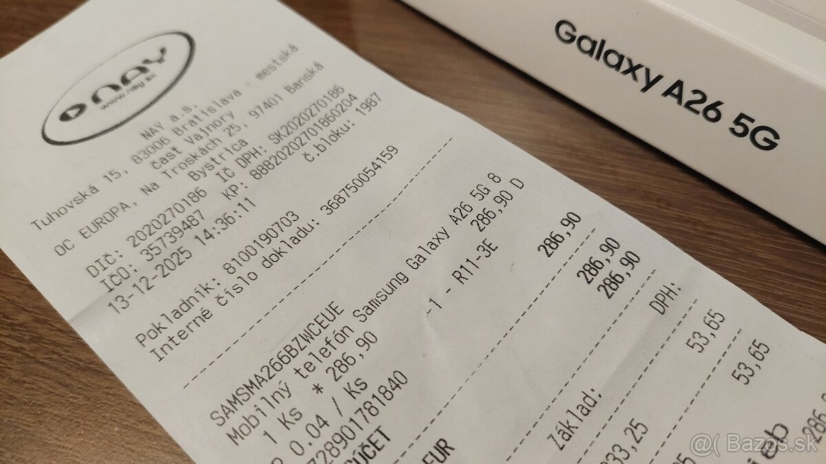 Samsung Galaxy A26 5G 8GB/256 farba biela - 2