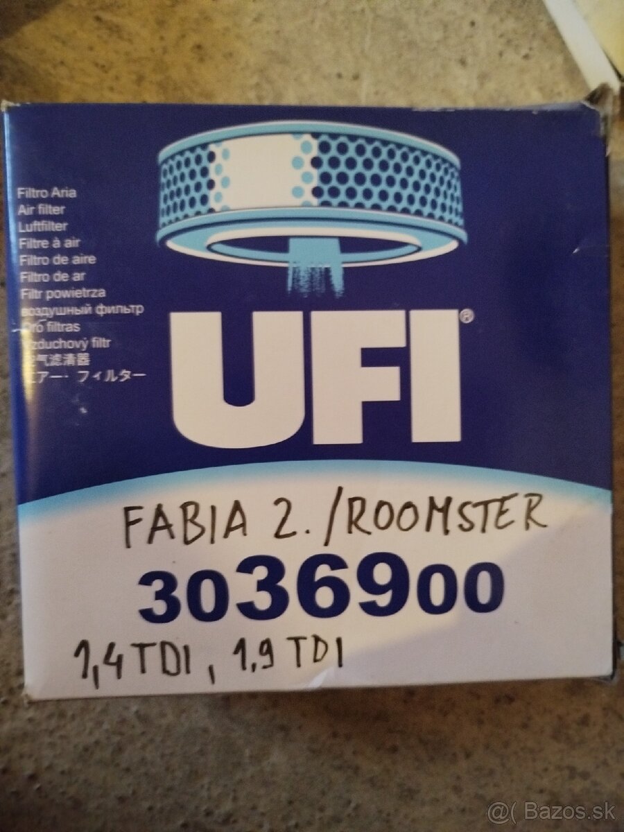 Vzduchový filter Fabia 1, Fabia 2 - 2