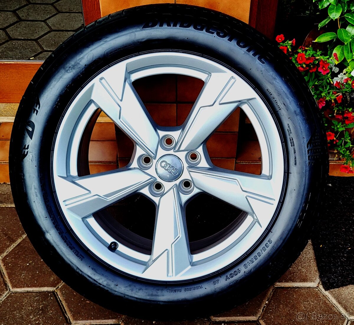 alu R18 5x112 orig. Audi, pneu 235/55, / + Seat, Škoda, VW - 2