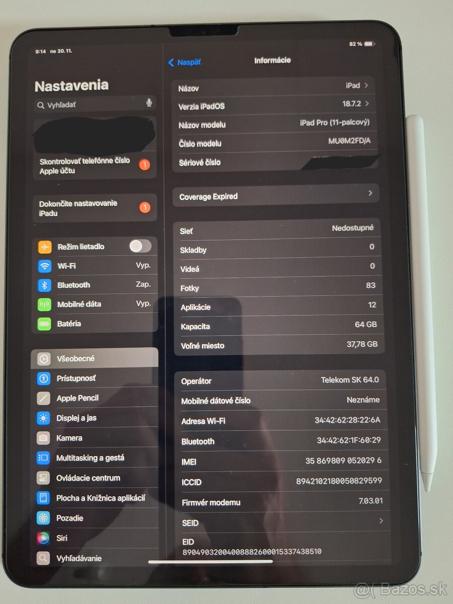 Ipad pro 11 / 64GB / cellular - 2