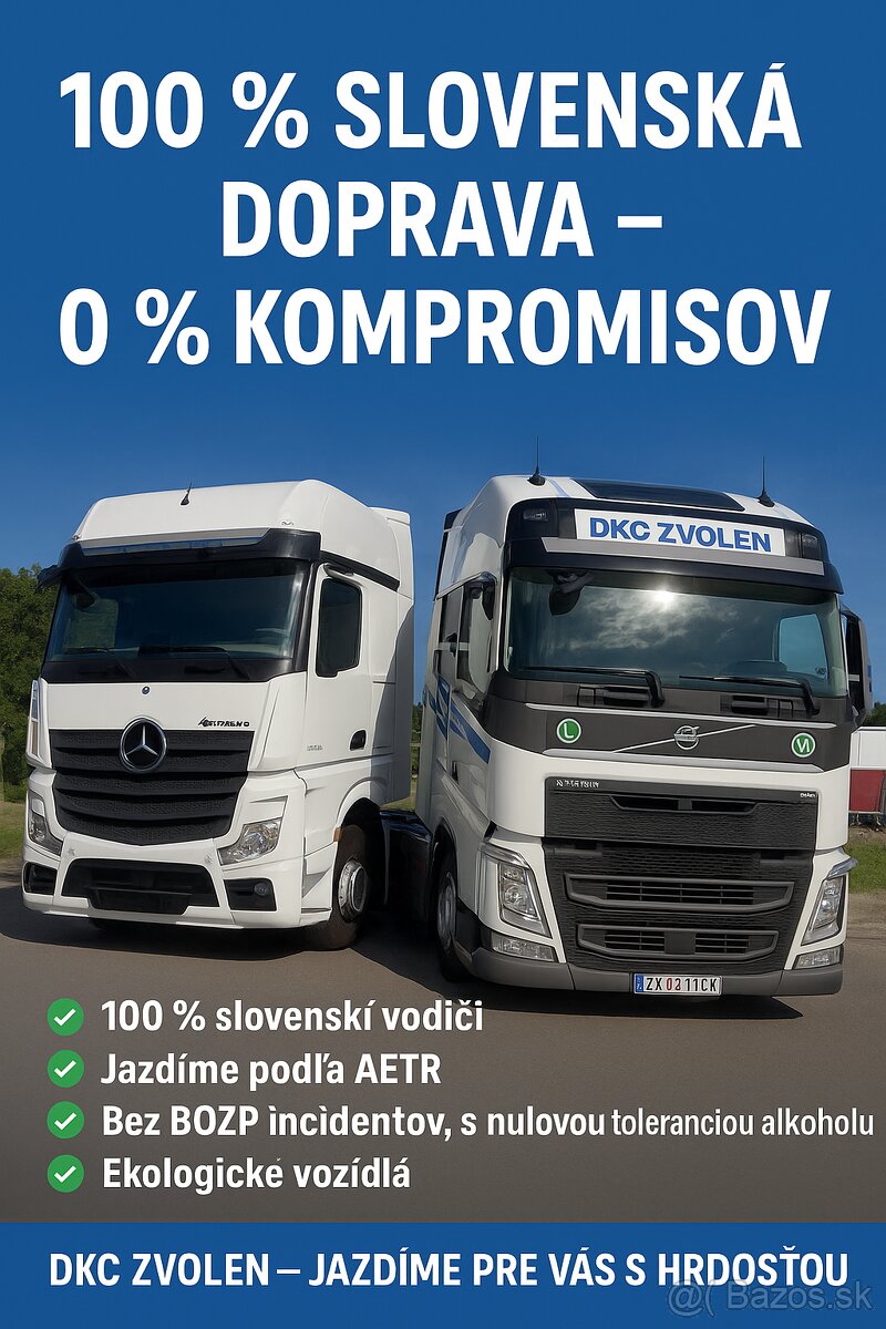 Príjmeme vodiča na MKD pre frigo naves - 2